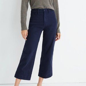 Madewell Slim Emmett Wide Leg Crop Pants 23R